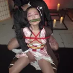 SAIT-022 Miyazawa Chiharu 美少女鬼娘竈門●豆子×口＆アナル＆マ●コ3穴串刺しファック×10連続大量ザーメンぶっかけ Nanpa Mokushiroku