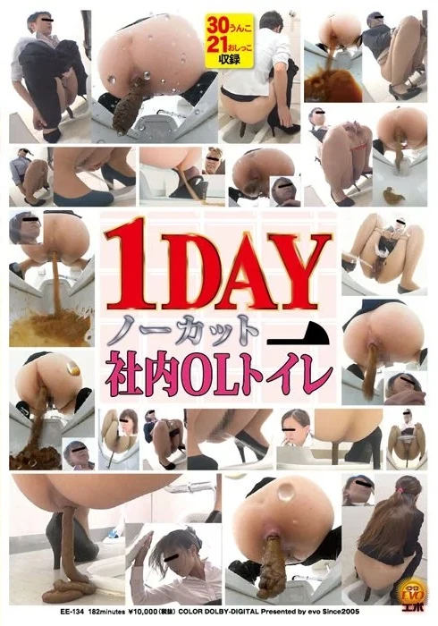 EE-134 1DAYノーカット社内OLトイレ エボ・ビジュアル ジェイド