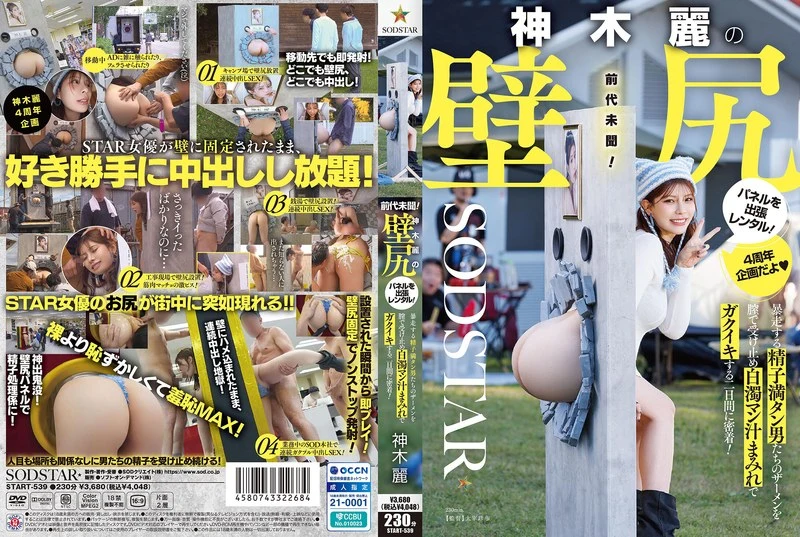 START-539 Kamiki Rei の壁尻パネルを出張レンタル！暴走する精子満タン男たちのザーメンを膣で受け止め白濁マン汁まみれでガクイキする二日間に密着 Group sex SOD star