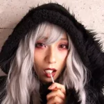 ARM-987 ゴスロリの腿こき Cosplay Aroma