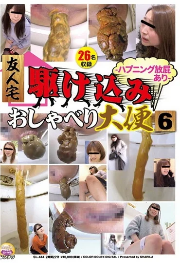 SL-444 ジェイド 友人宅駆け込みおしゃべり大便 6 -ハプニング放屁あり- Voyeur Defecation